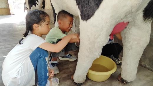 河南鄭州：萌娃變身“科學(xué)飲奶小專(zhuān)家”