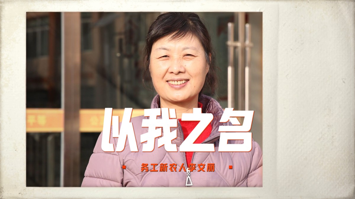 以我之名——?jiǎng)?wù)工新農(nóng)人李文麗