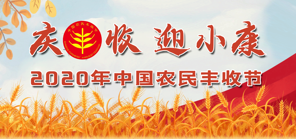 慶豐收 迎小康 2020年農民豐收節(jié)