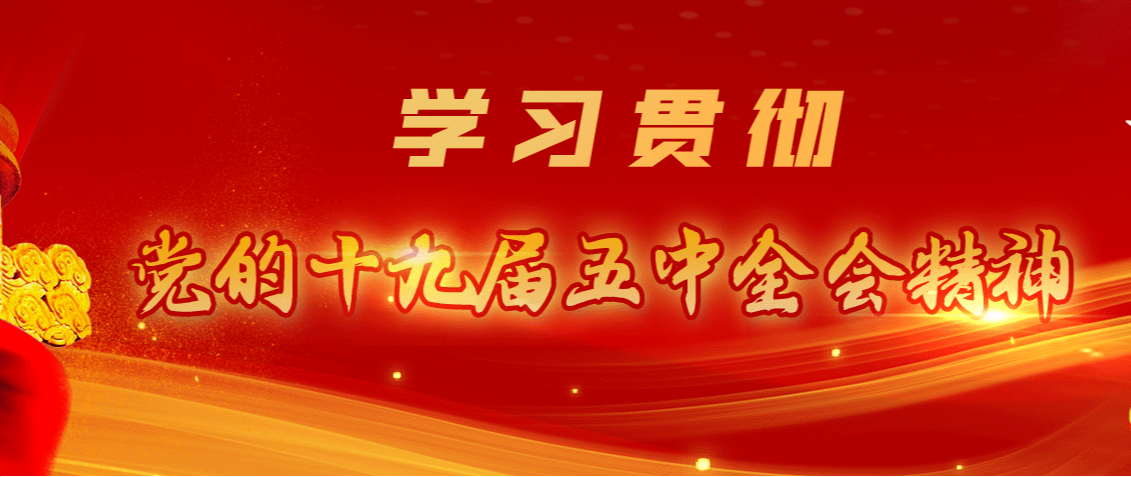 學習貫徹黨的十九屆五中全會精神
